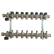 Коллектор Oventrop "Multidis SF" на 8 контуров с регулирующими вставками