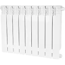 Радиатор биметаллический Stout Space 500 / 9 секций / нижнее правое подключение