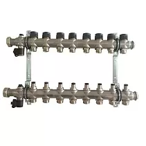 Коллектор Oventrop "Multidis SF" на 8 контуров с регулирующими вставками