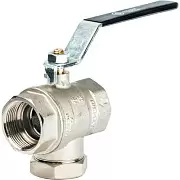 Кран шаровой Stout с фильтром 1 1/4", ручка рычаг