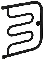 Водяной полотенцесушитель Сунержа Лира+ 500х500 Н. Г. 1 матовый черный