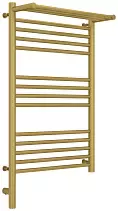 Полотенцесушитель электрический Сунержа Богема с полкой 3.0 800х500 / МЭМ левый Матовое золото