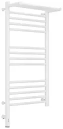 Полотенцесушитель электрический Сунержа Богема с полкой 3.0 800х400 / МЭМ левый Белый