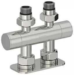 Вентиль 2х1/2" Сунержа прямой скрытый-скрытый EU50 (Без покрытия)