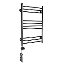 Электрический полотенцесушитель Domoterm с тэном черный Калипсо П10 500x800 ЧРН EL