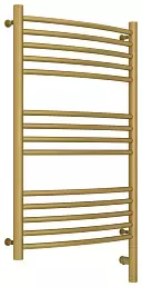 Полотенцесушитель электрический Сунержа Богема 3.0 выгнутая 800х500  МЭМ правый Матовое золото