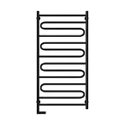 Электрический полотенцесушитель Сунержа ЭЛЕГИЯ 2.0 1200х600 / МЭМ левый / матовый черный