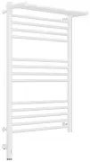 Полотенцесушитель электрический Сунержа Богема с полкой 3.0 800х500 / МЭМ левый Матовый белый