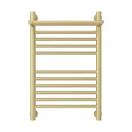 Водяной полотенцесушитель Сунержа Богема с полкой + 600х400 матовая шампань