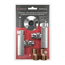 Комплект вентилей квадратных Terminus 3/4"х1/2" г/ш (2 шт), эксцентрик (2 шт), отражатель (2 шт)