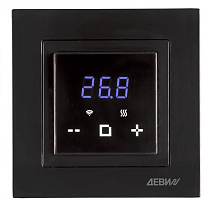 Терморегулятор ДЕВИ Classy Wi-Fi программируемый черный