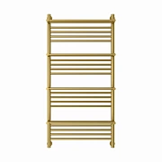 Водяной полотенцесушитель Сунержа Богема 4 полки + 1200х600 матовое золото