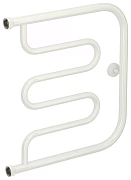 Водяной полотенцесушитель Сунержа Лира+ 500х500 Н. Г. 1 белый
