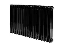 Стальной трубчатый радиатор IRSAP TESI 30565 18 секций Чёрный боковое подключение 3/4"
