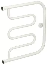 Водяной полотенцесушитель Сунержа Лира+ 500х500 Н. Г. 1 белый