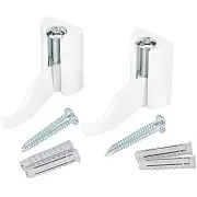 Комплект кронштейнов настенных регулируемых Stout белый