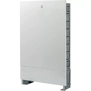 Шкаф STOUT распределительный встраиваемый 1-3 выхода (ШРВ-0) 670х125х404 с накладной дверцей