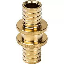 Муфта Stout соединительная равнопроходная 16 для труб из сшитого полиэтилена 