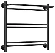 Водяной полотенцесушитель Стилье "Версия-Н1" 600х600 (Полка+1+2+2) П 16 (Чёрный)