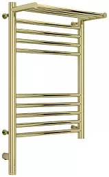 Полотенцесушитель электрический Сунержа Богема с полкой 3.0 600х400 / МЭМ левый Шампань