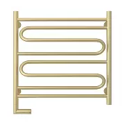 Электрический полотенцесушитель Сунержа ЭЛЕГИЯ 2.0 600х600 / МЭМ левый / матовая шампань