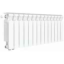 Радиатор биметалл Rifar Monolit Ventil 350 / 14 секций, нижнее левое подключение