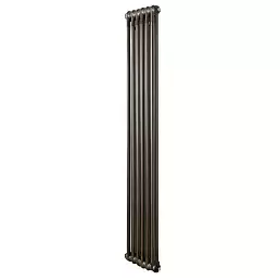 Стальной трубчатый радиатор IRSAP TESI 21800 6 секций Прозрачный лак боковое подключение 3/4"