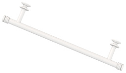 Полка прямая (L - 370 мм) н/ж для ДР "СУНЕРЖА" (Матовый белый)