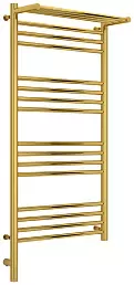 Полотенцесушитель электрический Сунержа Богема с полкой 3.0 1000х500 / МЭМ левый Золото