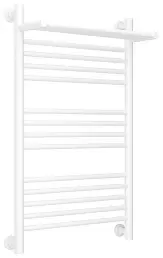 Водяной полотенцесушитель Сунержа Богема с полкой + 800х500 матовый белый