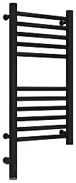 Полотенцесушитель электрический Сунержа Богема 3.0 прямая 600х300  МЭМ левый Матовый чёрный