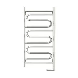 Электрический полотенцесушитель Сунержа ЭЛЕГИЯ 2.0 800х400 / МЭМ правый / без покрытия