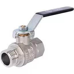 Кран шаровой Stout стандартнопроходной, ВР/НР, ручка рычаг 1/2"