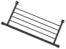 Полка прямая 4П (L - 470 мм) н/ж для ДР "СУНЕРЖА" (МУАР Темный Титан (РЕ-64))