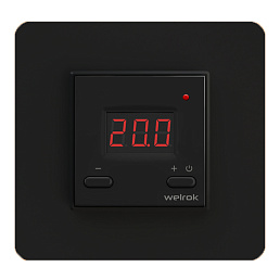 Терморегулятор Welrok (Terneo) st bk электронный чёрный