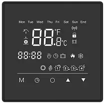 Терморегулятор First Heat программируемый Element с Wi-Fi чёрный