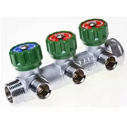 Регулируемый коллектор Far Multifar 3/4" с 3 отводами 1/2" НР