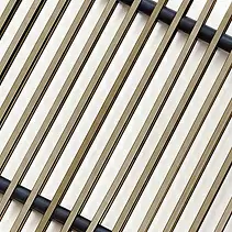 Рулонная решетка Techno алюминиевая бронза PPA 300-900