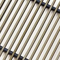 Рулонная решетка Techno алюминиевая бронза PPA 300-900