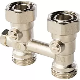 Мультифлекс Stout для однотрубной системы, прямой 3/4"