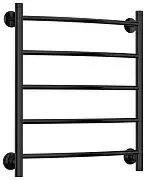 Водяной полотенцесушитель Стилье "Версия-Н2" 600х500 (5) Г 18 (Чёрный)