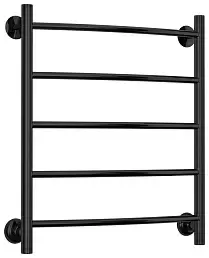 Водяной полотенцесушитель Стилье "Версия-Н2" 600х500 (5) Г 18 (Чёрный)