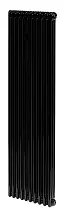 Стальной трубчатый радиатор IRSAP TESI 21800 10 секций Чёрный боковое подключение 3/4"