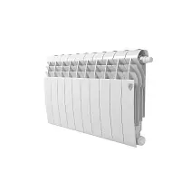 Радиатор биметалл Royal Thermo BiLiner 350 /Bianco Traffico VDR/ 10 секций нижнее правое подключение