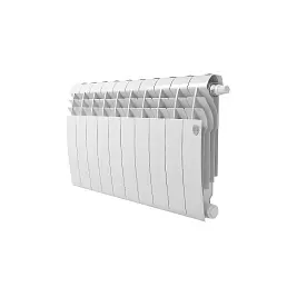 Радиатор биметалл Royal Thermo BiLiner 350 /Bianco Traffico VDR/ 10 секций нижнее правое подключение