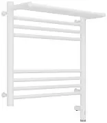 Полотенцесушитель электрический Сунержа Богема с полкой 3.0 500х500 / МЭМ правый Матовый белый