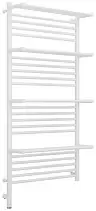 Полотенцесушитель электрический Сунержа Богема с 4 полками 3.0 1200х600 / МЭМ левый Белый