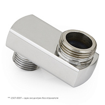 Эксцентрик Сунержа G 1/2" НР х G 3/4" НР смещение 32 мм (Золото)