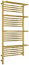 Полотенцесушитель электрический Сунержа Богема с 4 полками 3.0 1200х600 / МЭМ левый Золото