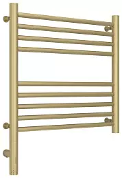 Полотенцесушитель электрический Сунержа Богема 3.0 прямая 500х500  МЭМ левый Матовая шампань